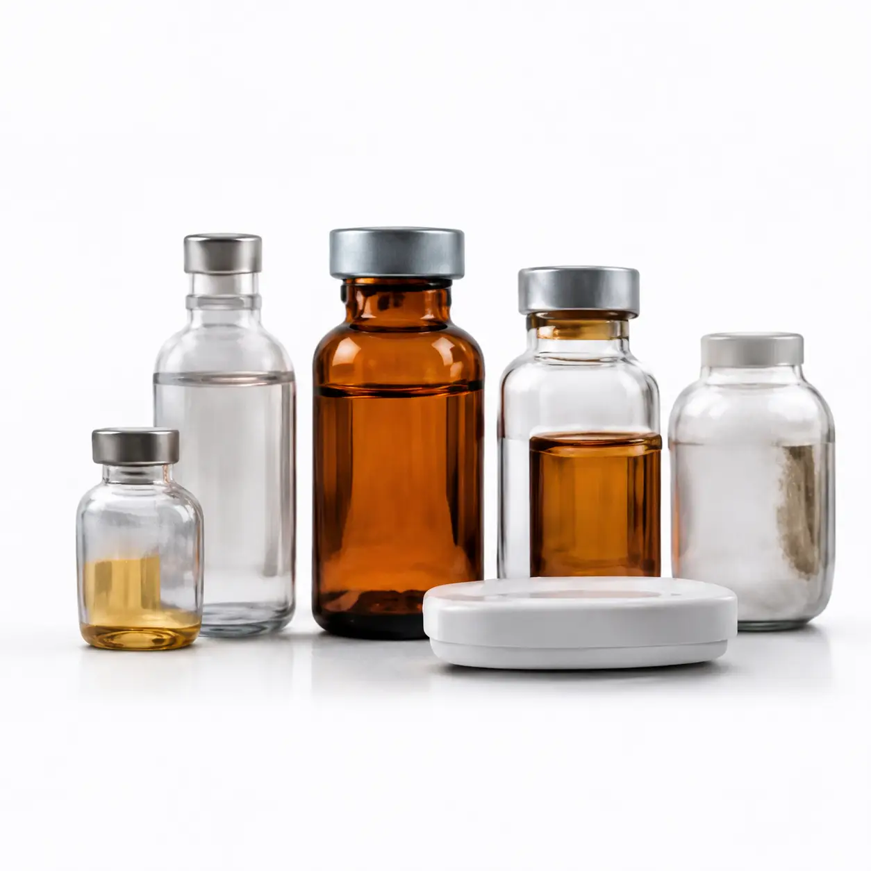 Sterile pharmaceutical still life composition